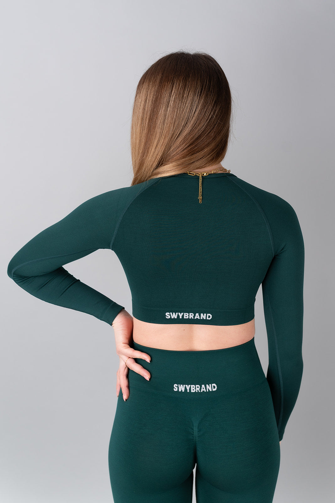 Elevate crop top maniche  lunghe 